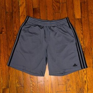 Adidas Men's Dark Gray Athletic Shorts